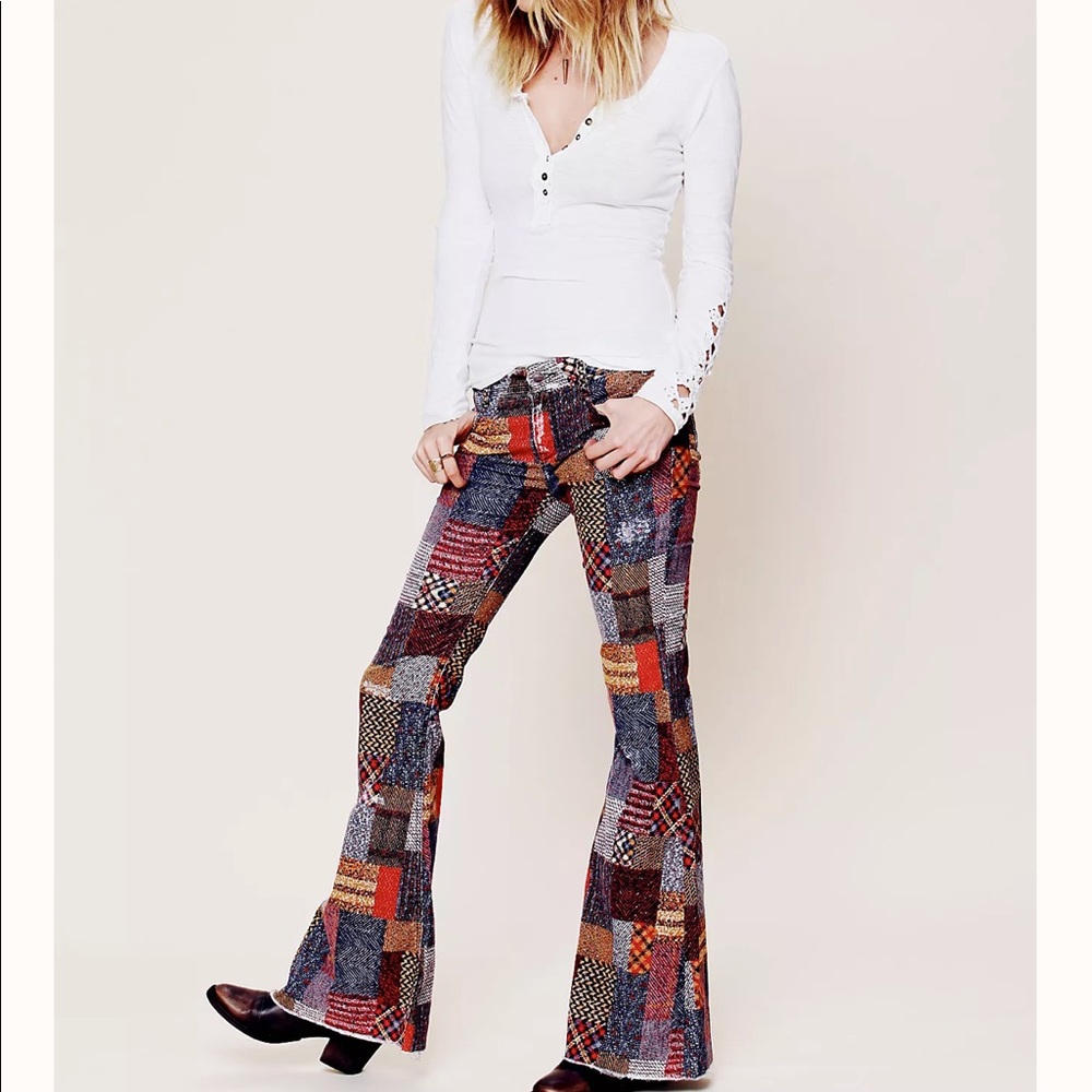 ISO FP patchwork flares size 28-31
